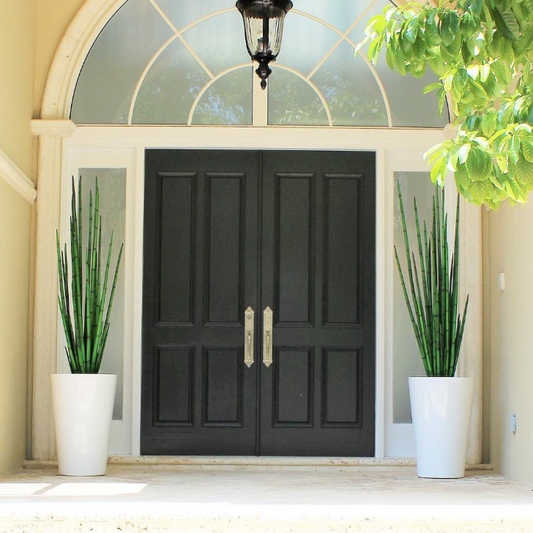 Artificial cobra hierba (160 cm) con belle M maceta