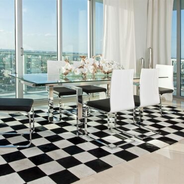 48″ Casa Moderna vidrio plato jardinera con blanco orquídeas