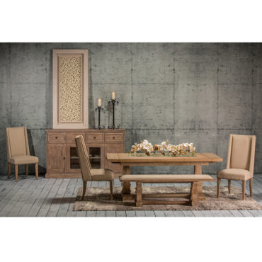 48″ Casa Moderna vidrio plato jardinera con blanco orquídeas